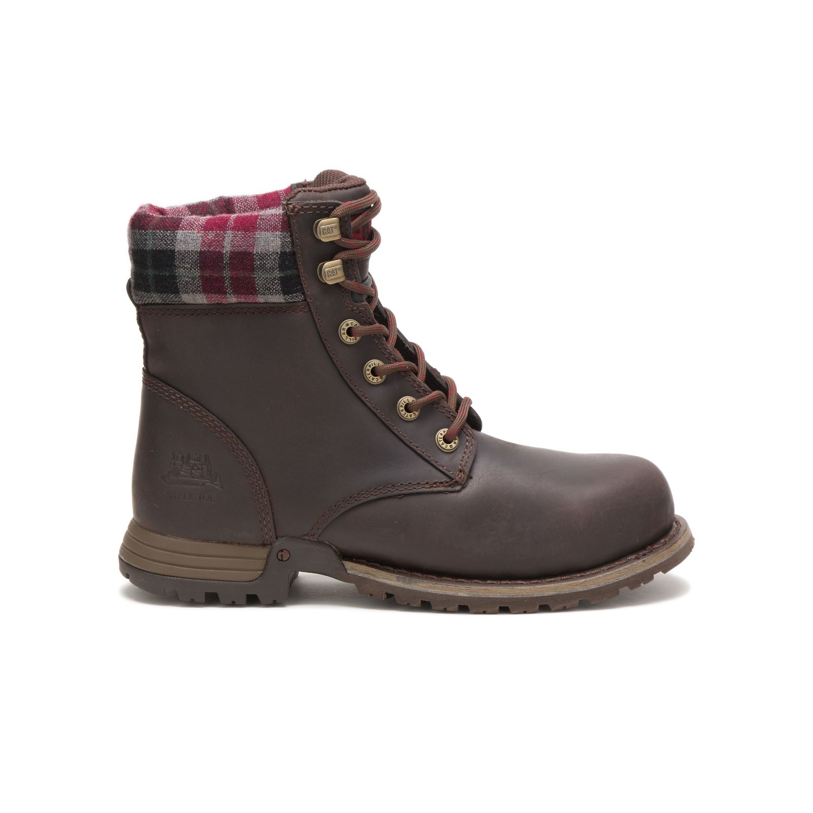 Caterpillar Kenzie Steel Toe Philippines - Womens Steel Toe Boots - Brown 16397INMP